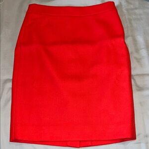 Professional Red Pencil Skirt